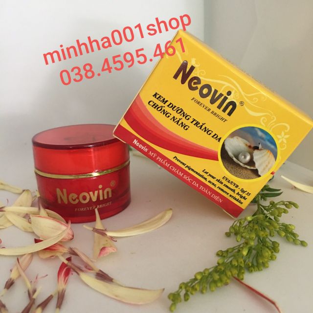 Kem dưỡng trắng da chống nắng 10g neovin