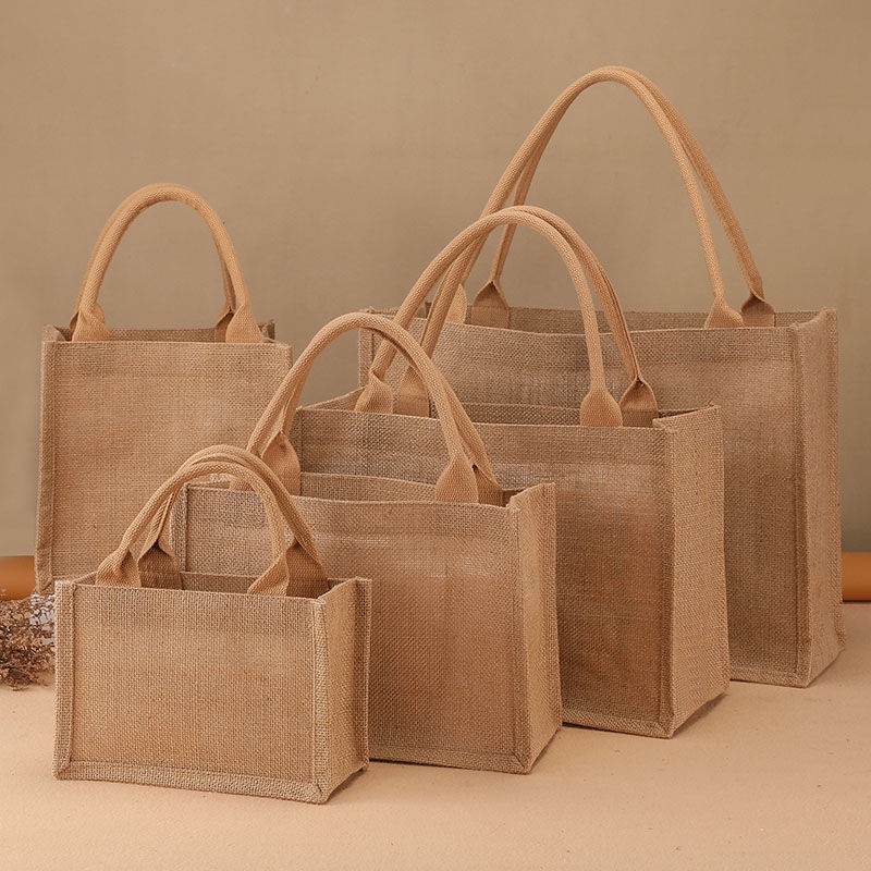 Túi tote vải lanh chống thấm nước Muji2021 nhiều kích cỡ