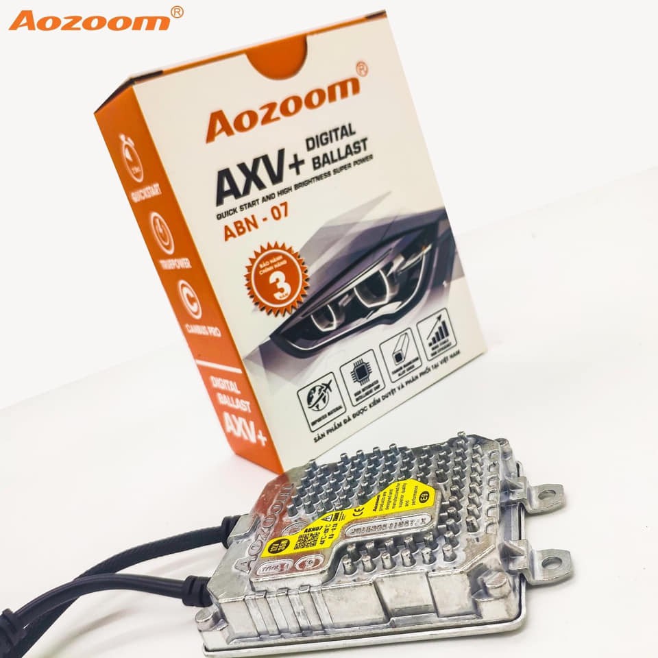 Bóng đèn xenon Aozoom và Ballast Aozoom tăng sáng H11, H7, 9005, H1, 9012, 9006