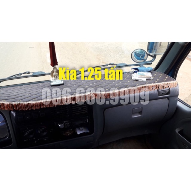 Thảm taplo xe tải kia 1.25 tấn chất liệu Da 5d
