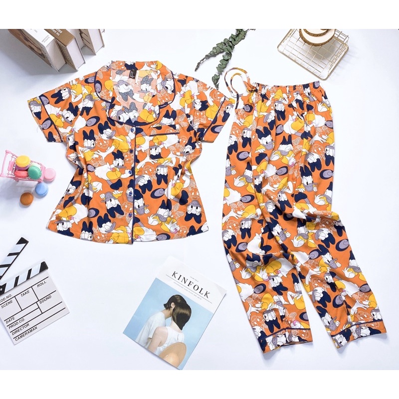 Bộ đồ tole Pijama tay ngắn quần dài F.21 VNXK