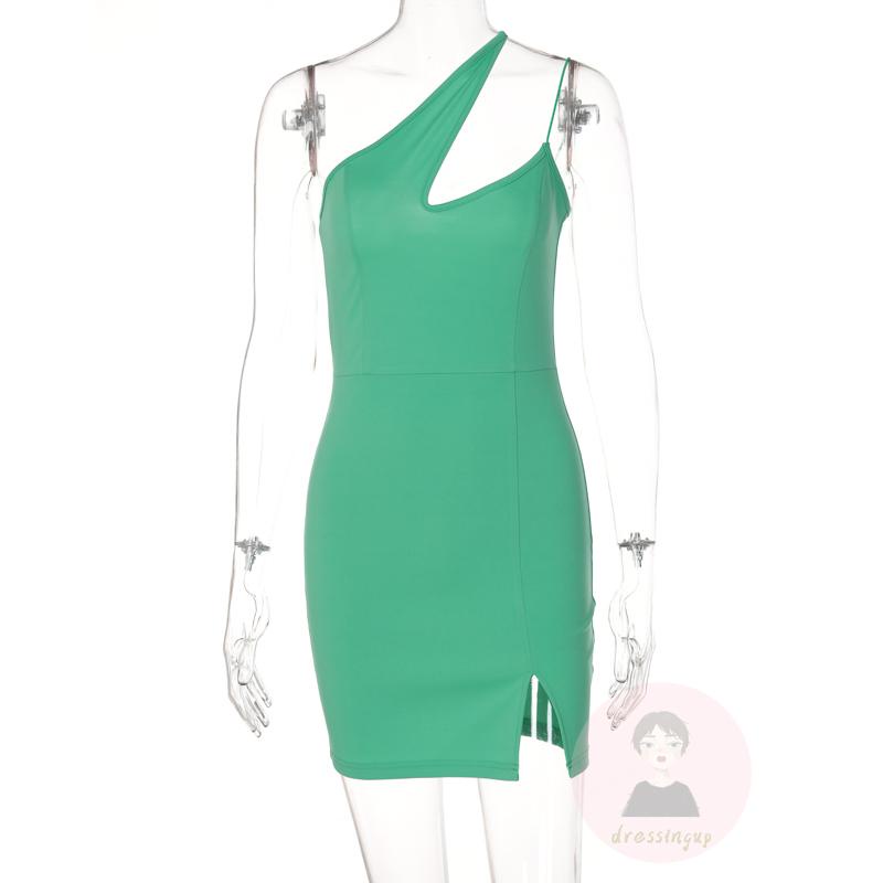 Đầm Hai Dây Ôm Dáng Xẻ Tà Quyến Rũ Dành Cho Nữ