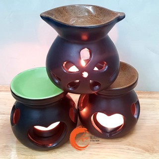 Đèn gốm đốt nến xông tinh dầu
