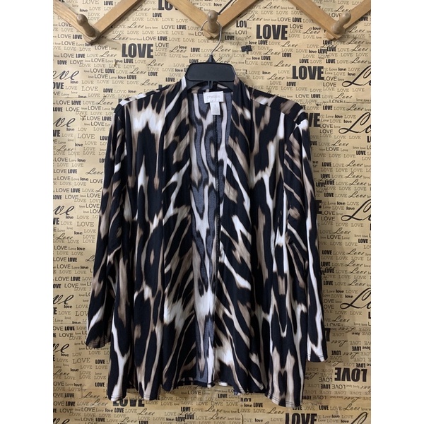 Áo khoác bigsize xuất dư hoạ tiết beo sang trọng