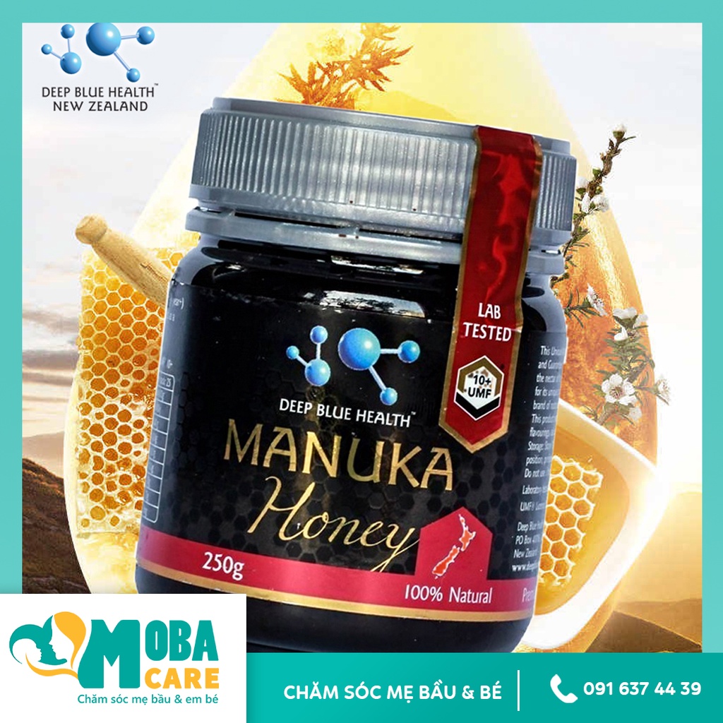 Mật ong Manuka 100% nguyên chất Deep Blue Health Manuka Honey UFM10+ 250Gram
