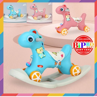 (hàng loại 1)Ngựa bập bênh 2 In 1 vừa bập bênh vừa chòi chân cho bé
