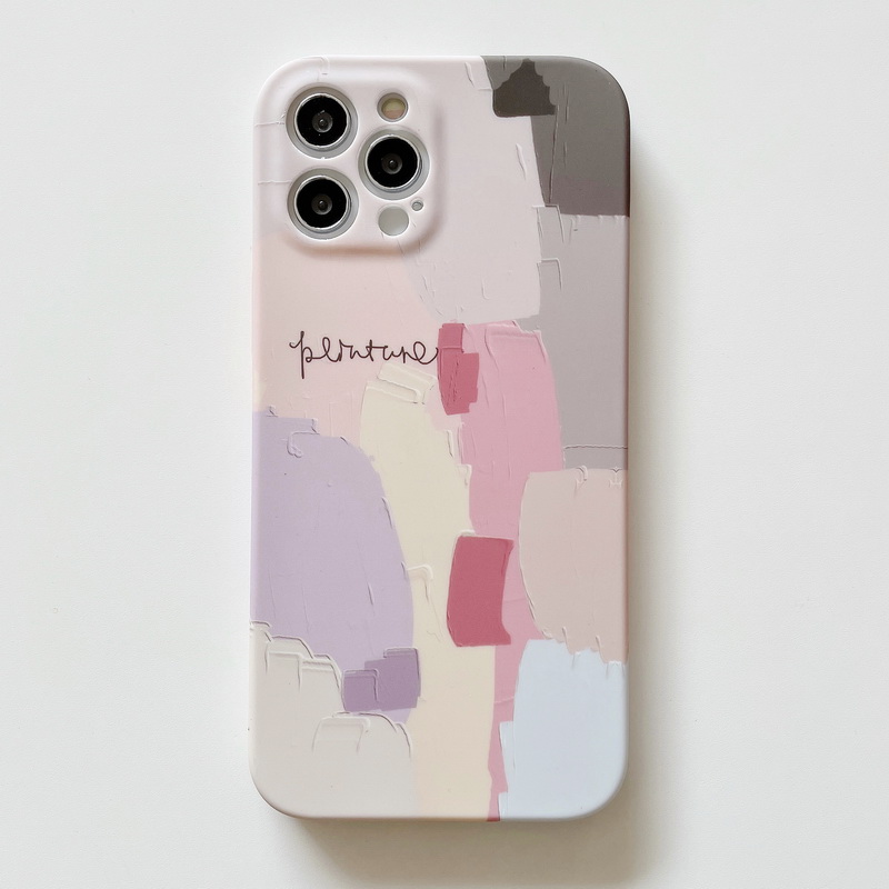 Ốp Điện Thoại Chống Rơi Họa Tiết Tranh Sơn Dầu Cho iPhone 14 13 12 11 Pro MAX Mini X XR XS MAX 8 7 Plus