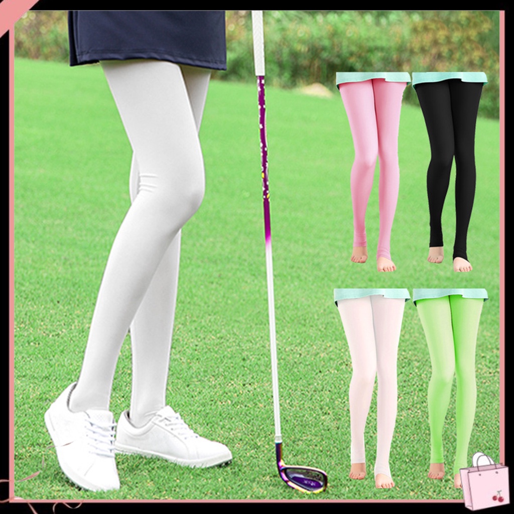 {Soltweter} Quần Tất Lụa Lạnh Thoáng Khí Thấm Hút Mồ Hôi Thiết Bị Chơi Golf Thể Thao Ngoài Trời