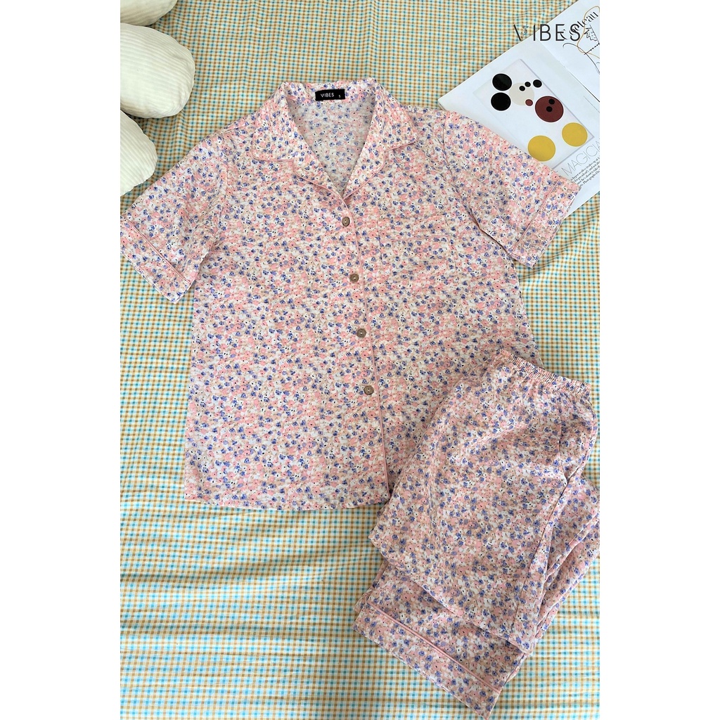 VIBES Đồ Bộ Pijama Dài Emily Long Py Set