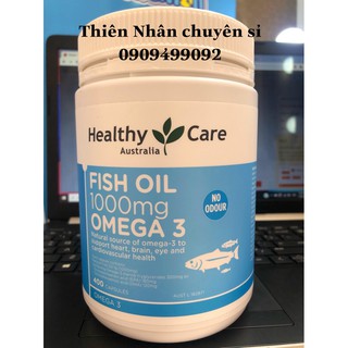 Dầu cá omega3 healthy care fish oil 1000mg 400 viên