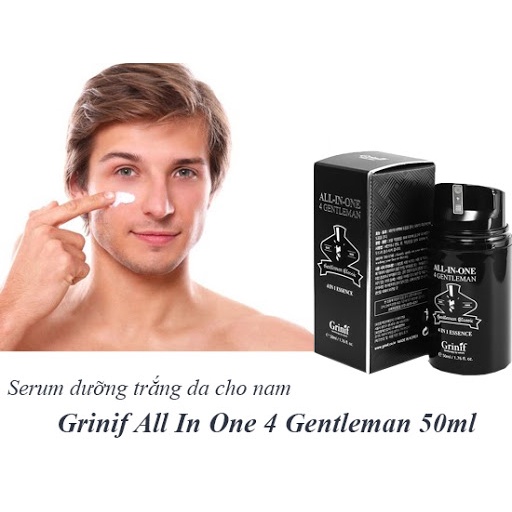 Kem dưỡng trắng, phục hồi da cháy nắng Nam giới Grinif All In One 4 Gentleman 50ml