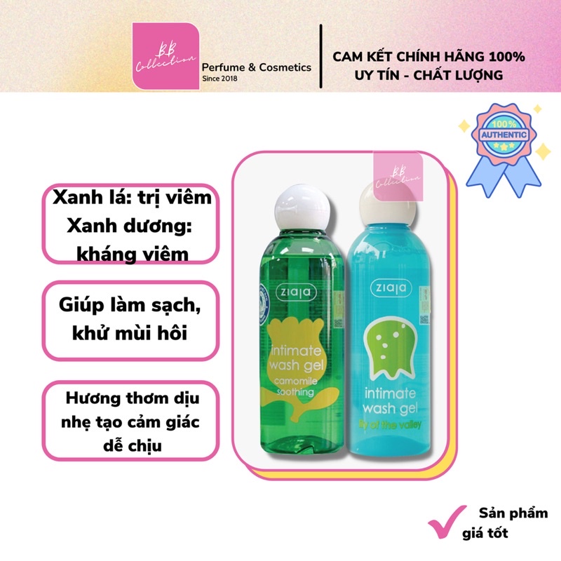 Dung Dịch Vệ Sinh Phụ Nữ ZIAJA INTIMA 200ml