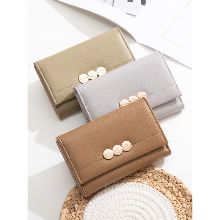 Ví đựng tiền xu thiết kế đơn giản xinh xắn dành cho nữ