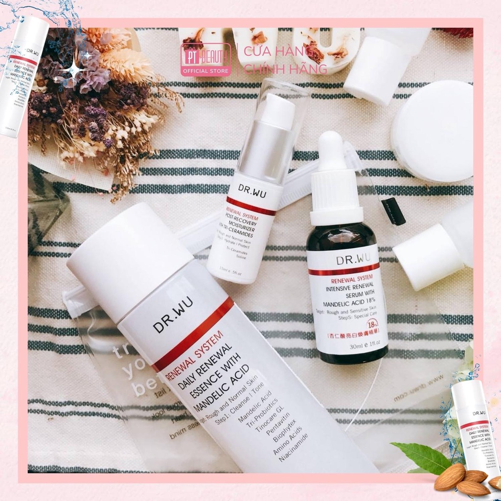 Toner MA giúp làm sạch sâu, tái tạo da Dr wu Toner Mandelic Acid 150ml