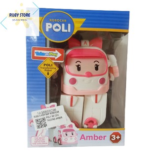 [ROBOCAR POLI] HỘP XE BIẾN HÌNH CỨU THƯƠNG AMBER
