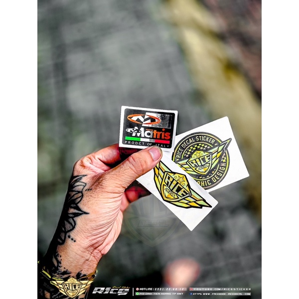 Tem Matris dán phuộc bình dầu