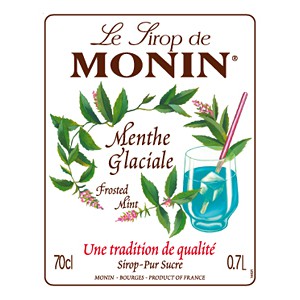 Siro Bạc hà trắng Monin (Frosted Mint syrup) - chai 700ml