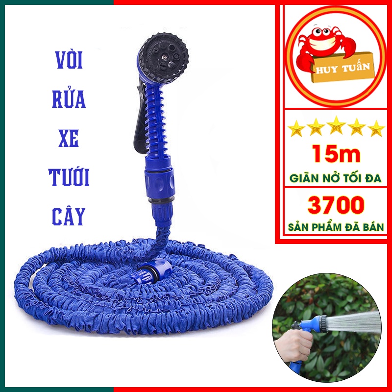 Vòi Xịt Giãn Nở 3 Lần 15m