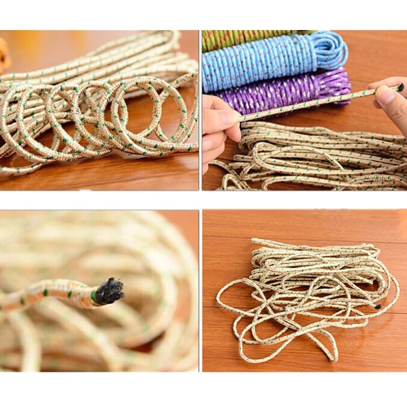 Cuộn Dây Phơi Quần Áo 10m Chống Trượt Chống Gió Đa Năng Tiện Dụng Chất Lượng Cao Màu Sắc