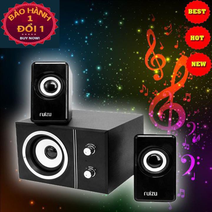 Loa máy tính laptop giá rẻ loamini có dây cho điện thoại máy tính tivi bass PKCB 201 speakers PF94 top bán chạy 2019