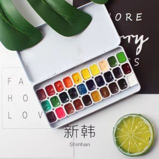 (hàng sẵn) Màu nước Shinhan Professional 30 màu 0,6ml