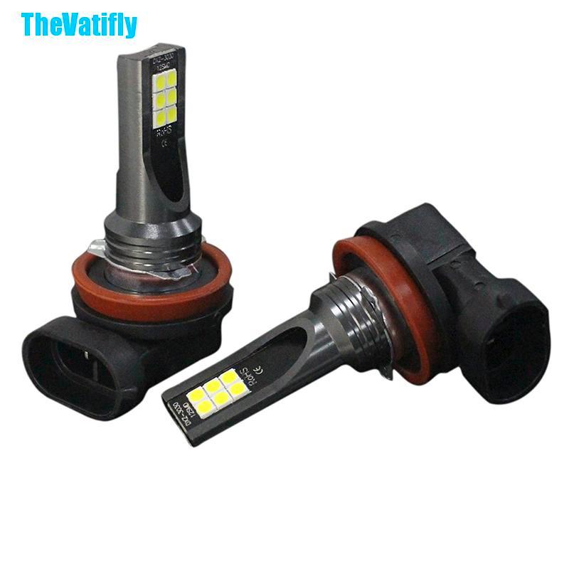 Bóng Đèn Led 1 H8 / H9 H11 3030 12smd 12v 6000k Chất Lượng Cao