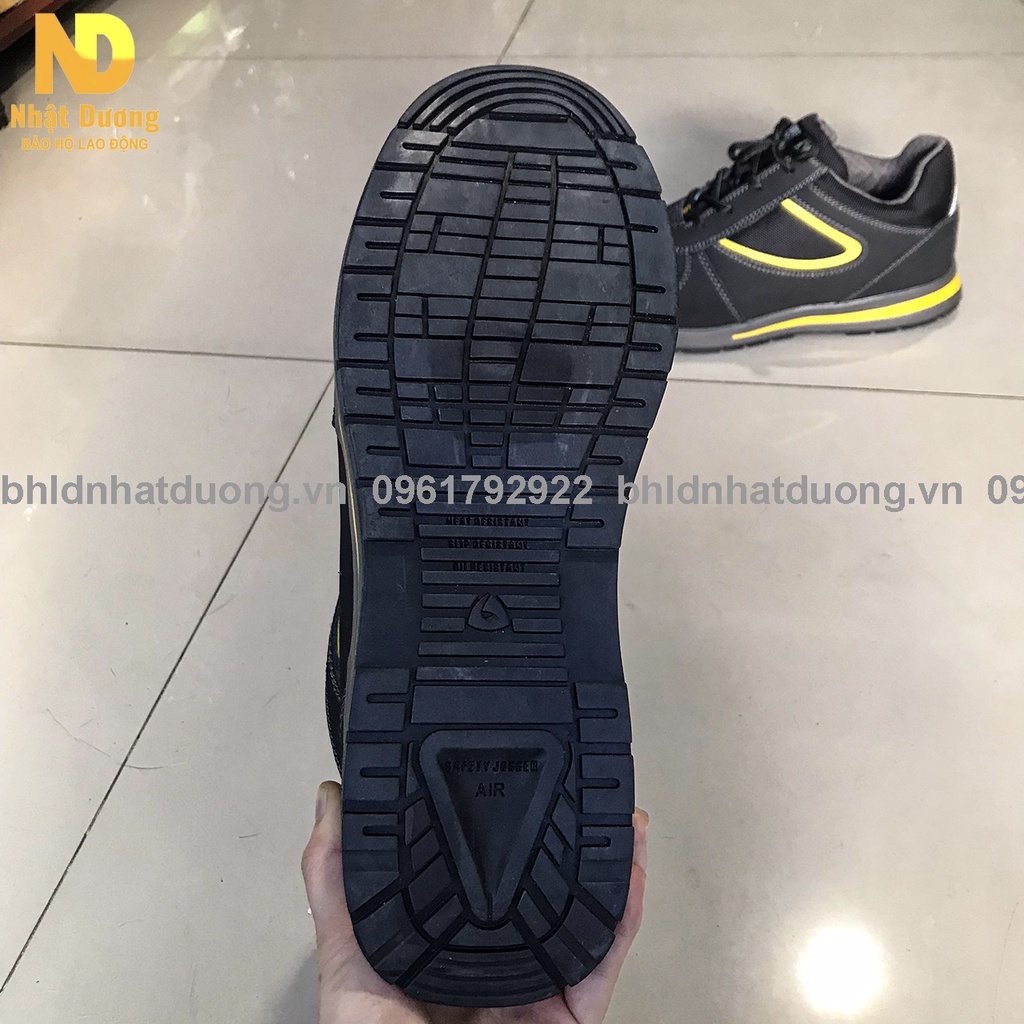 Giày bảo hộ lao động nam Safety Jogger Turbo S3 chịu nhiệt 300ºC chính hãng, Giầy lao động nam chống đinh thấp cổ