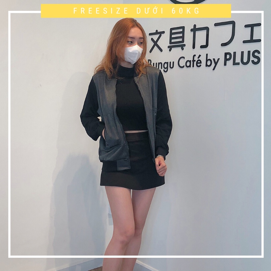 Áo khoác nỉ hoodie freesize dưới 55kg dành cho nữ, thun cotton 100%, hình chụp thật [HÀNG GIẢM GIÁ CUỐI NĂM]