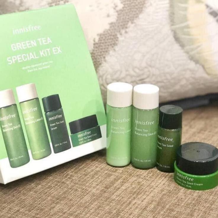 Set Kit Trà Xanh Dưỡng Ẩm Innisfree Green Tea Special Kit Ex