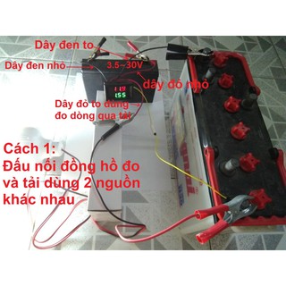 Đồng hồ led đo dòng và áp(max 10A, 0-100V)
