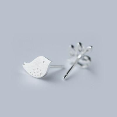 Khuyên tai CHIM VÀ LÁ bông tai nữ thời trang xinh xắn phong cách Hàn Quốc