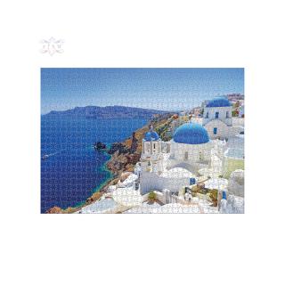 1000Pcs/set Paper Jigsaw Puzzles AegeanSea Landscape Puzzles Educational Toys for Adults Kids @VN