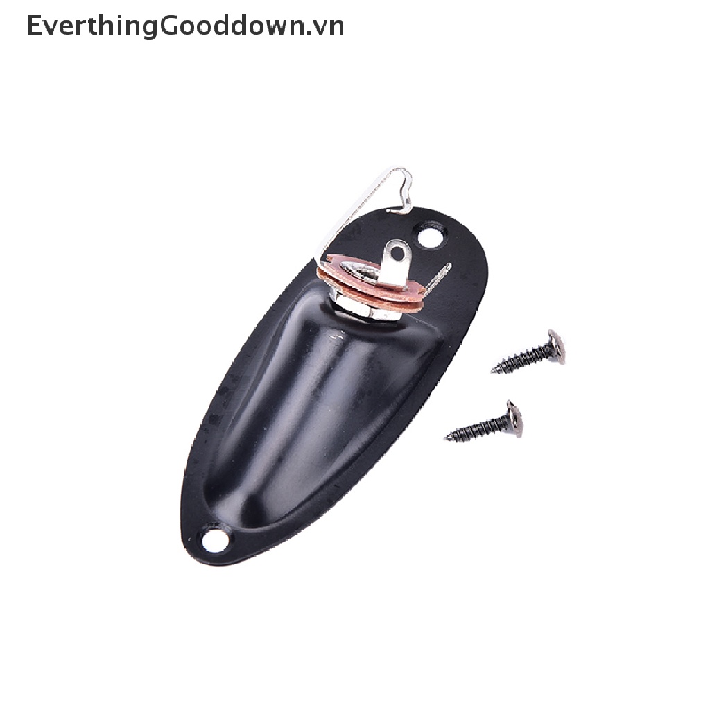 Ổ Cắm Thuyền Everthingooddown Màu Đen Kèm Ốc Vít Cho Đàn Guitar Fender Strat