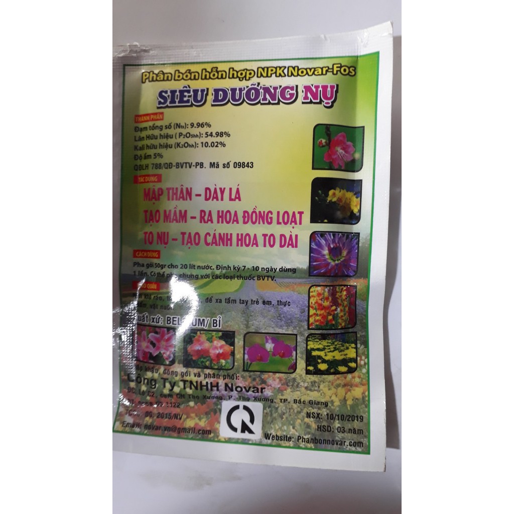 Phân bón Cao Cấp cho Hoa 30g