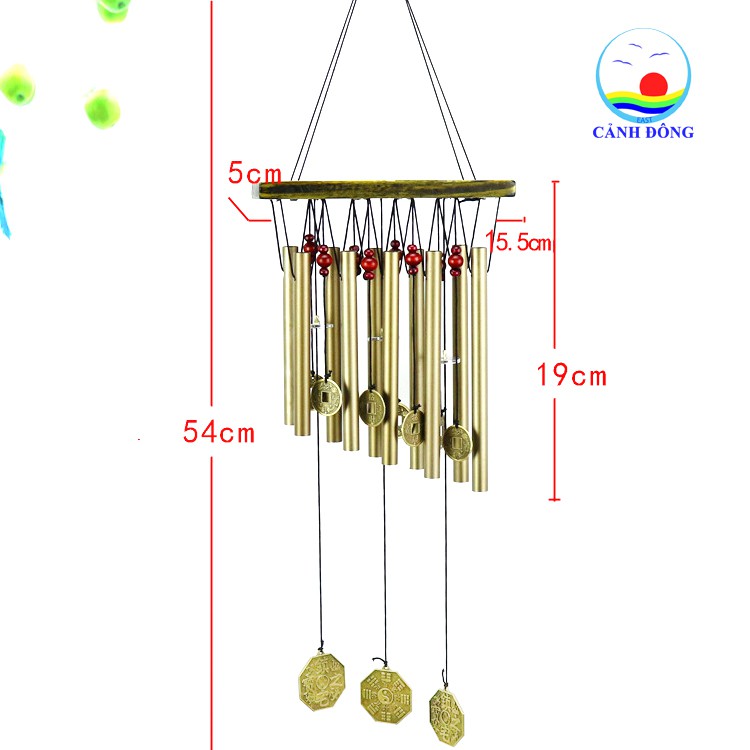 Chuông gió phong thủy may mắn tài lộc bình an | BigBuy360 - bigbuy360.vn