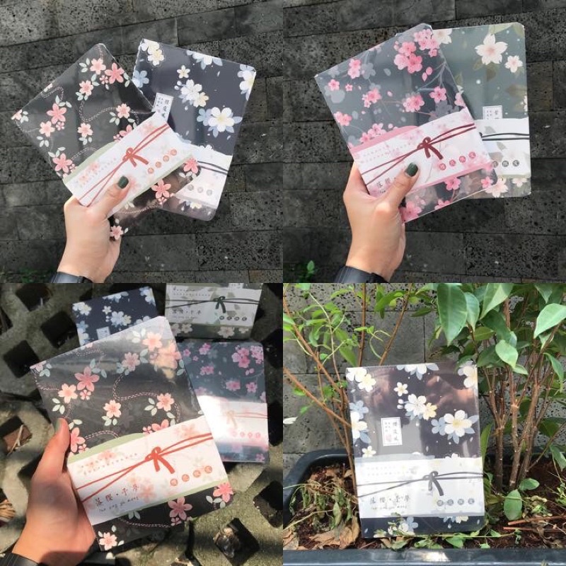 SỔ TAY HOA ĐÀO SAKURA PHONG CÁCH NHẬT BẢN