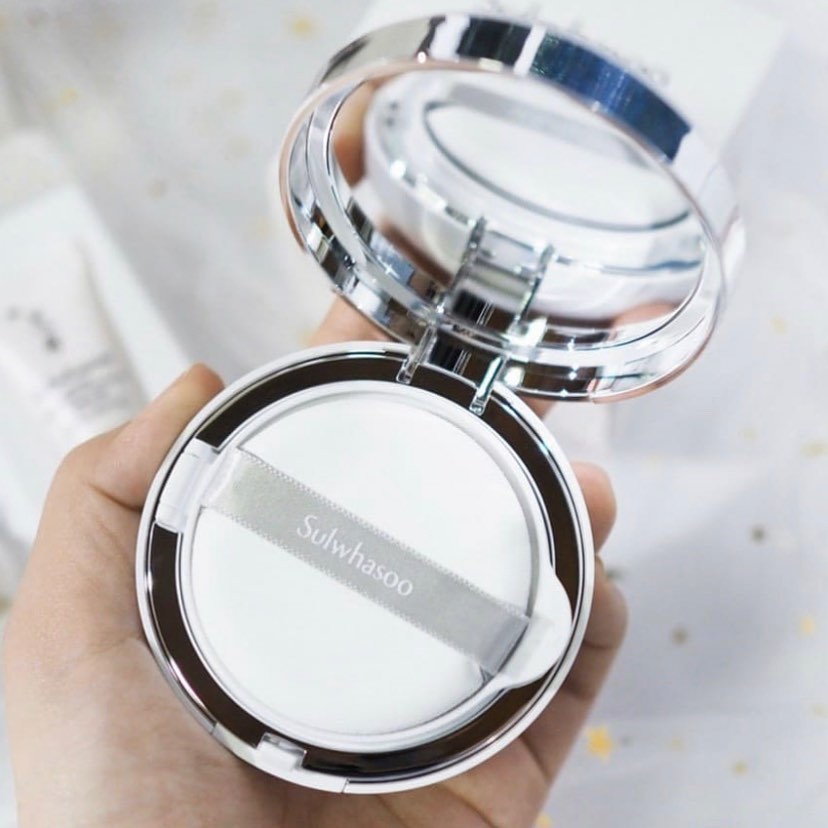 Phấn nước dưỡng trắng kiềm dầu Sulwhasoo Snowise Brightening Cushion (kèm lõi 14g x 2) [Nika Story]