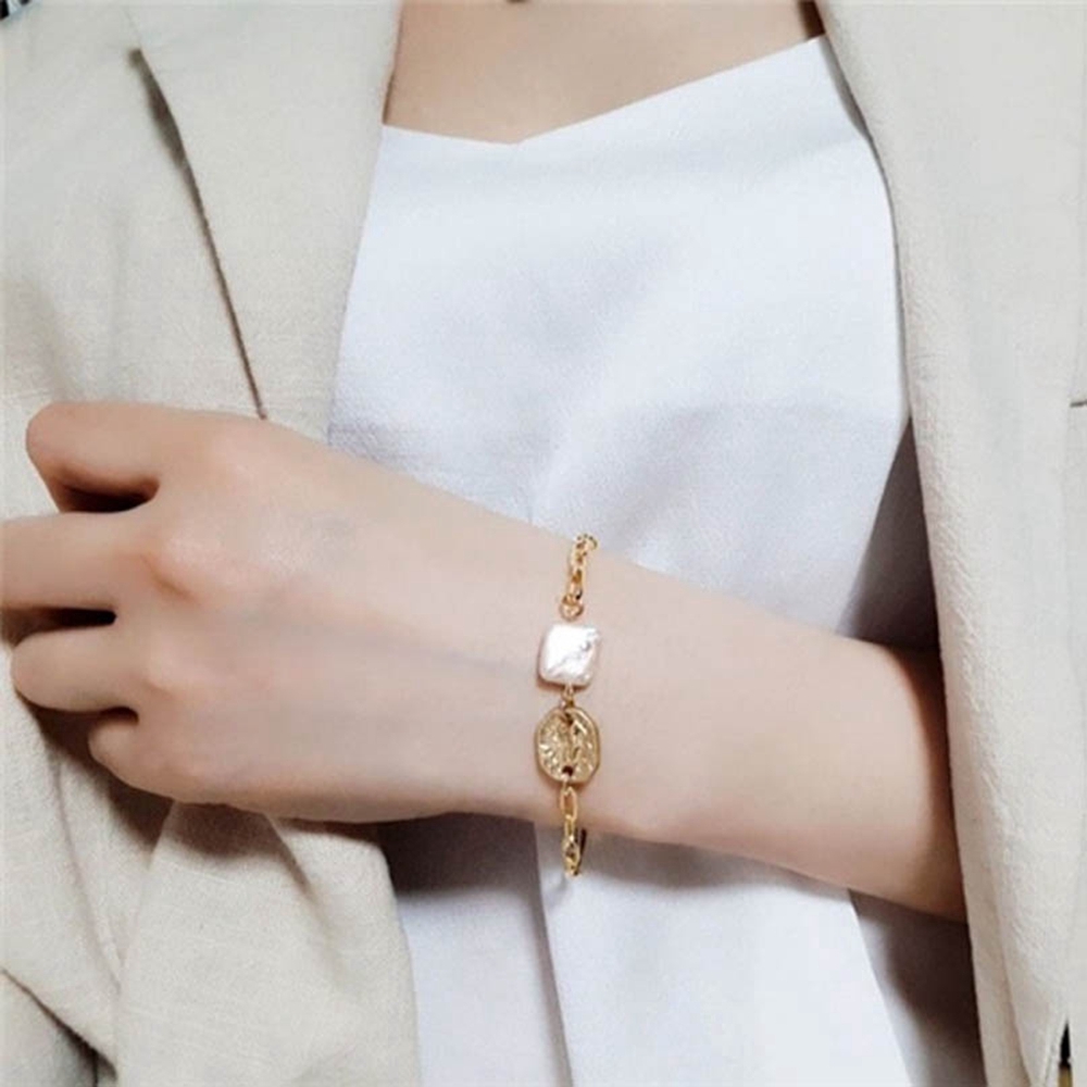 Vòng tay dạng chuỗi ngọc trai phong cách cổ điển cho nữ | BigBuy360 - bigbuy360.vn