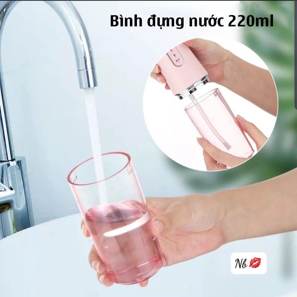 Tăm Nước Cầm Tay-Tăm Nước Vệ Sinh Răng Oral Irrigator - Công Nghệ Châu Âu