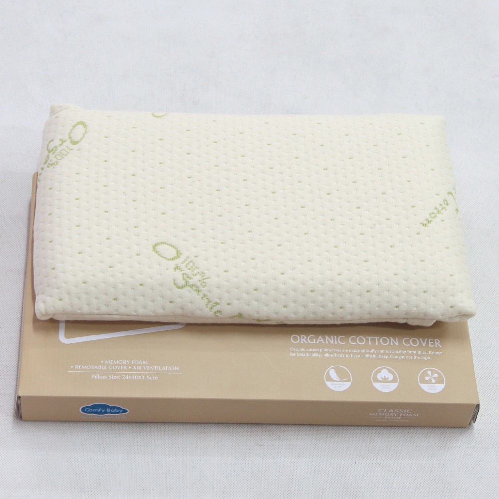 FREE SHIP !!! Gối trẻ em vỏ sợi Cotton hữu cơ Organic Comfy Baby chính hãng