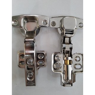 Bản lề inox/full inox, piston đồng, giảm chấn, lắp nhanh