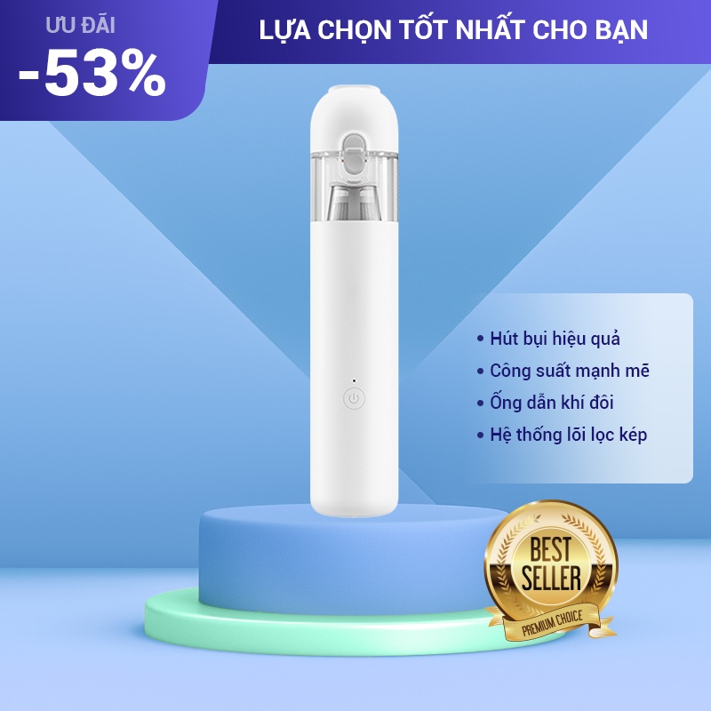 Máy Hút Bụi Cầm Tay Không Dây XIAOMI MIJIA SSXCQ01XY Ống Dẫn Khí Đôi, Dọn Dẹp Hiệu Quả, 2 Đầu Hút Đa Dụng