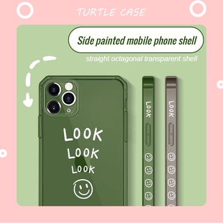 Ốp lưng iphone ốp Điện Thoại Hình Bát Giác Màu Đen/Xanh Lá Cho iphone 5/5s/6/6plus/6s/6splus/7/7plus/8/8plus/x/xr/xs/11/12/pro/max/plus/prom