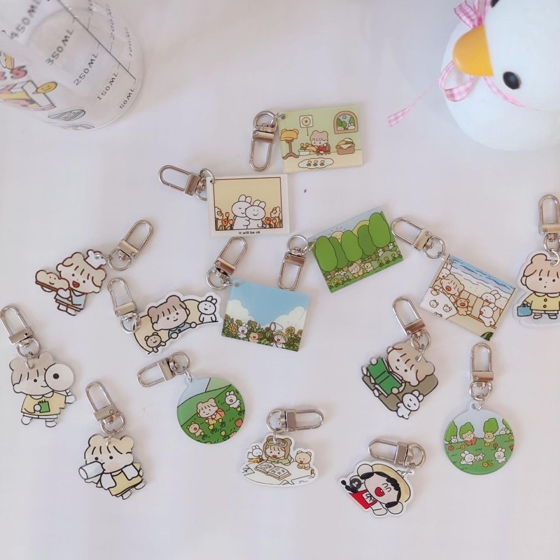 Móc khoá nhựa cute