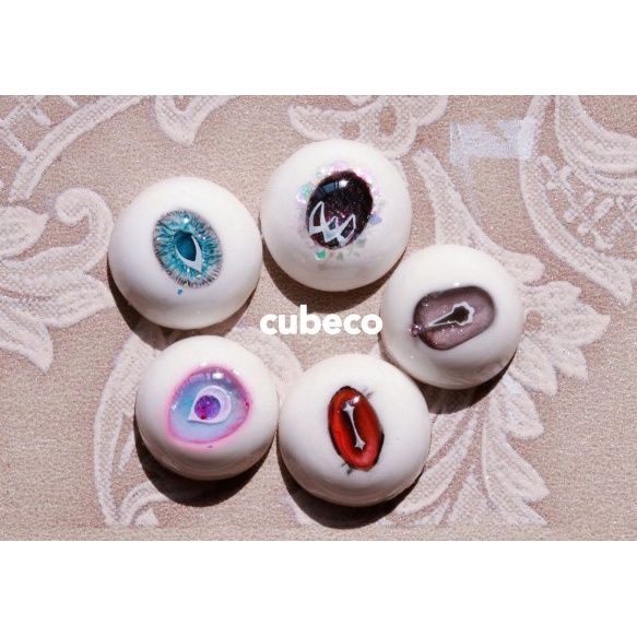 Khuôn silicone tạo hình tròng mắt animal drop iris mắt mèo rồng động vật trang trí búp bê BJD