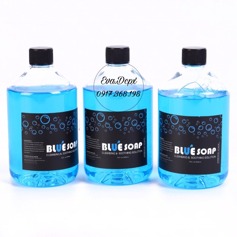 Dung dịch vệ sinh phun xăm BLUE SOAP (500ml)