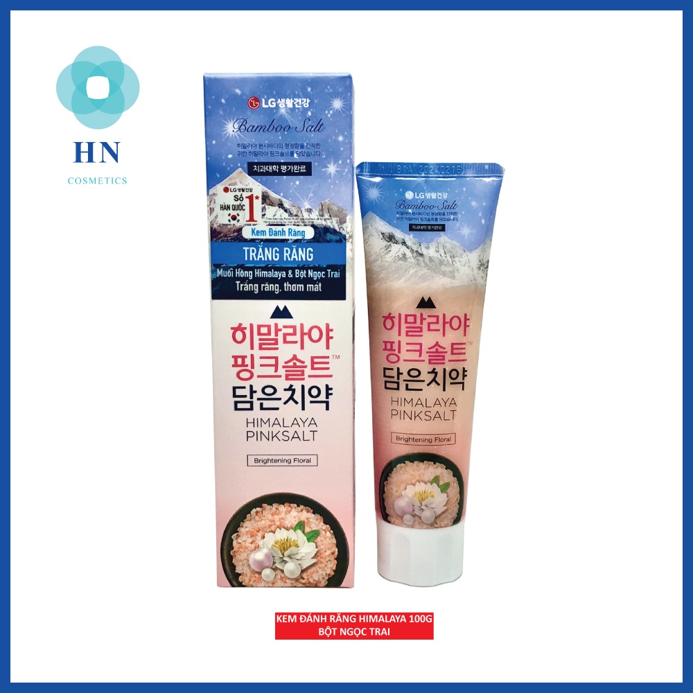 Kem Đánh Răng Muối Hồng Himalaya Pinksalt Hàn Quốc 100g