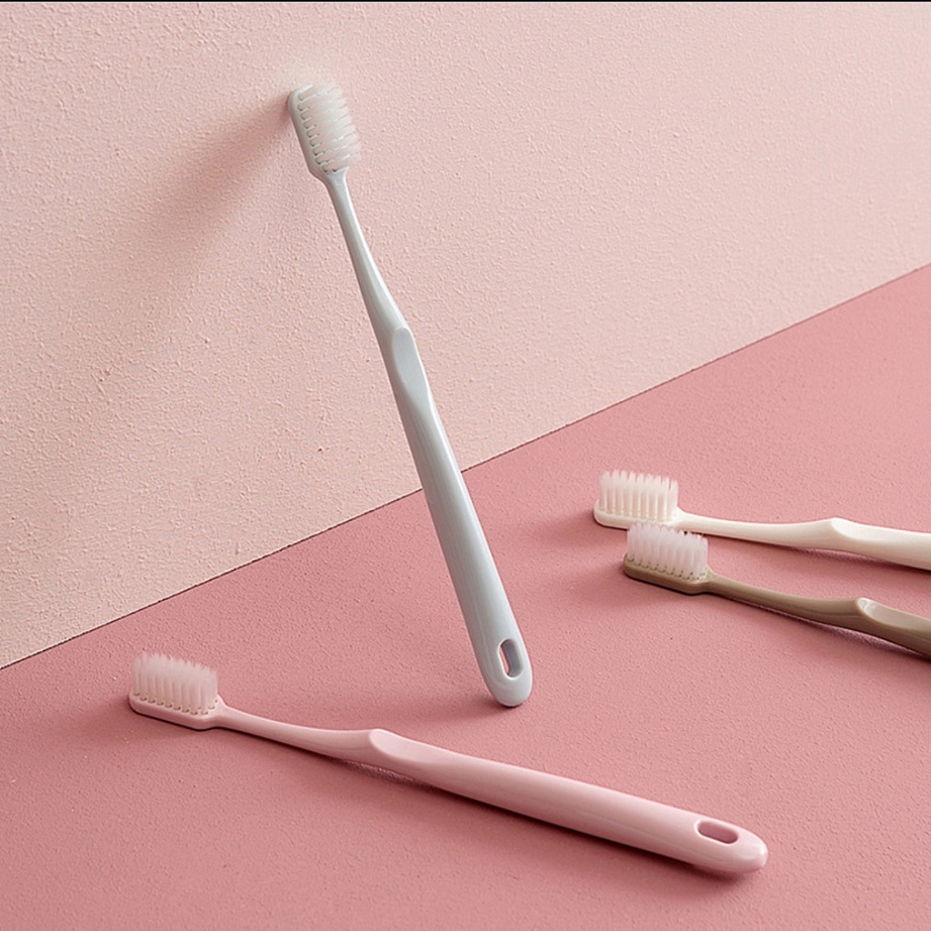 Set 4 Cây Bàn Chải Đánh Răng Lông Mềm Muji Nhật Bản