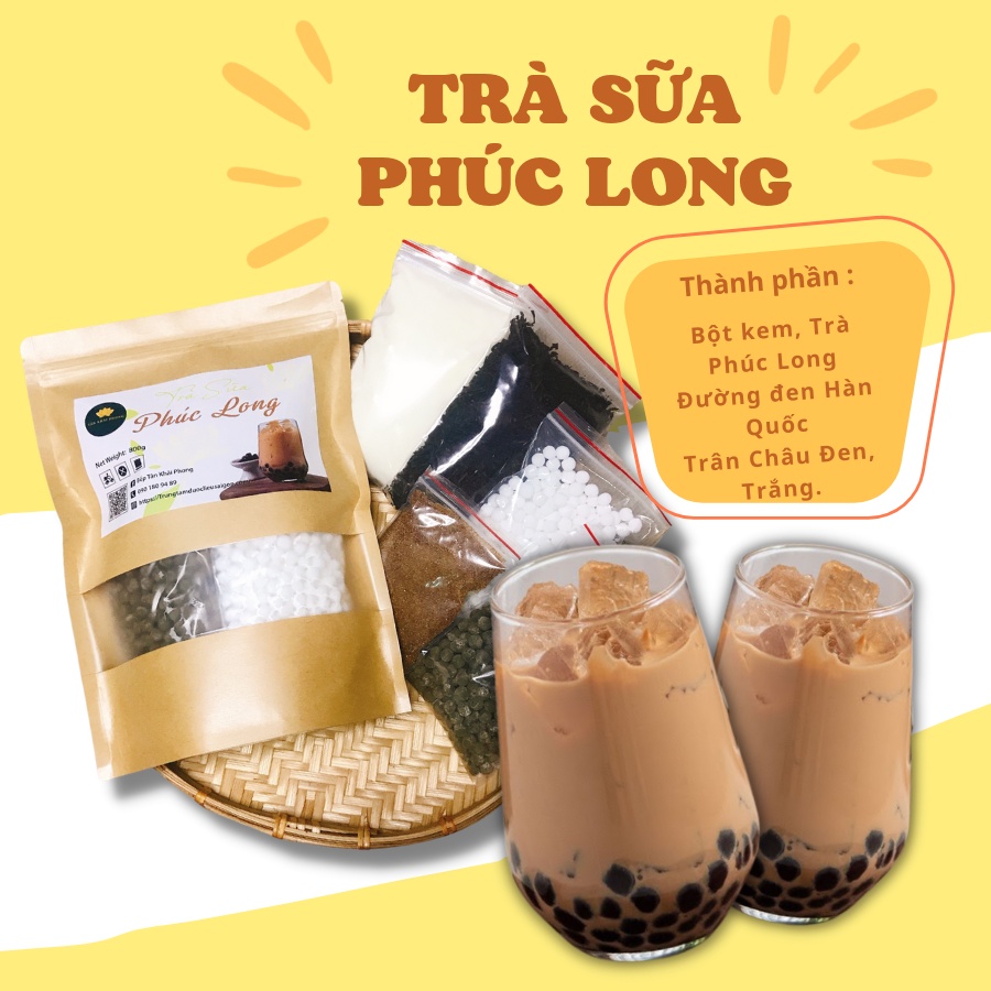 SET TRÀ SỮA PHÚC LONG - THÁI XANH - THÁI ĐỎ - BẾP TÂN KHẢI PHONG (Nấu 25-30 ly)