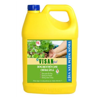 Phân bón thủy canh | Dung dịch thủy canh rau ăn lá| hai can 5 lit pha 1000 lít 1200 ppm